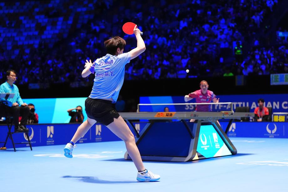 [图]乒乓球亚洲杯：王曼昱3-0赤江夏星收获两连胜